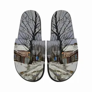 Men Traditional Russian Village Slip On Slippers