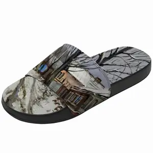 Men Traditional Russian Village Slip On Slippers