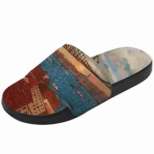 Men The Brooklyn Bridge Slip On Slippers