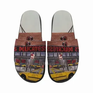 Men Katzs Deli New York City Slip On Slippers