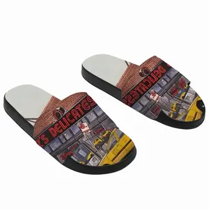 Men Katzs Deli New York City Slip On Slippers