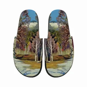 Men Spring Landscape Nature Slip On Slippers