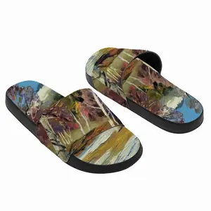 Men Spring Landscape Nature Slip On Slippers