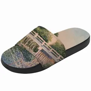 Men Bridge Over Canal Slip On Slippers