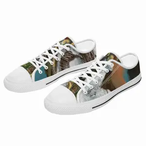 Men Short Trash Retro Canvas Shoes