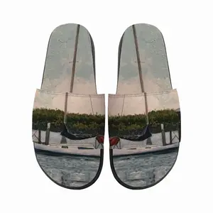 Men Sailboat South Florida Slip On Slippers