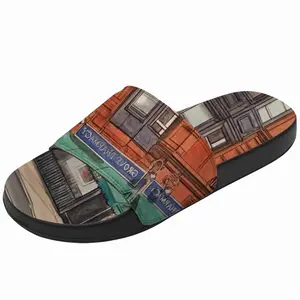 Men Greenwich Village New York City Slip On Slippers