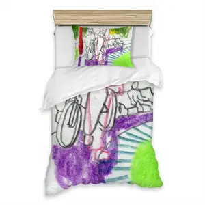 Everyday Micro-Scenes 042 Quilt Cover (Multi-Size, Single Bed)