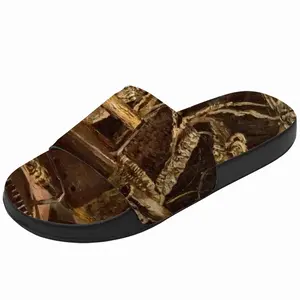 Men Straw Shoes And Charcoal Irons Slip On Slippers