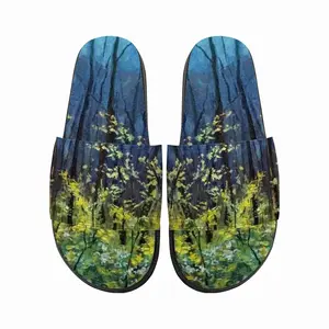 Men Morning Forest Slip On Slippers