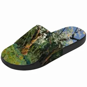 Men Blooming Apple And Pear Trees Slip On Slippers