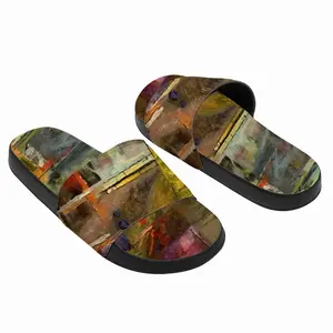 Men Glass Still Life Avant-Garde Slip On Slippers