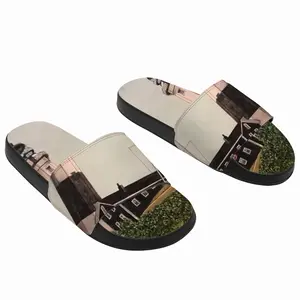 Men Montauk Point Lighthouse Slip On Slippers