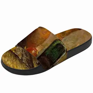 Men Still Life With Fish Impressionism Realism Slip On Slippers