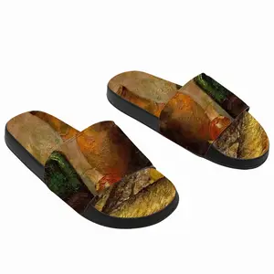 Men Still Life With Fish Impressionism Realism Slip On Slippers