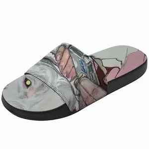 Men Pink Dogs Slip On Slippers