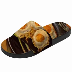 Men Fried Eggs Modern Slip On Slippers