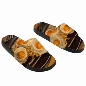 Men Fried Eggs Modern Slip On Slippers