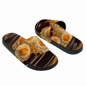 Men Fried Eggs Modern Slip On Slippers