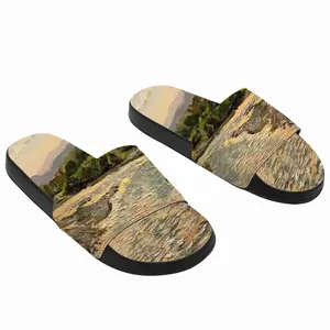 Men White River Landscape In The Morning Slip On Slippers