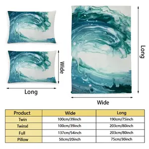 Wave Quilt Cover (Multi-Size, Single Bed)