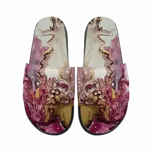 Men Raspberry Bloom Slip On Slippers