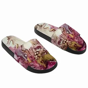 Men Raspberry Bloom Slip On Slippers