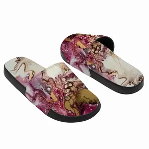 Men Raspberry Bloom Slip On Slippers