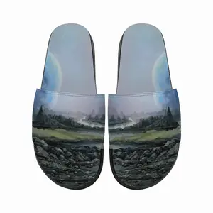 Men Outer Space Landscape Slip On Slippers