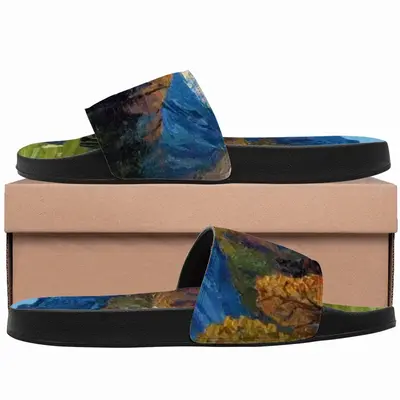 Men High Mountains Landscape Slip On Slippers