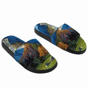 Men High Mountains Landscape Slip On Slippers