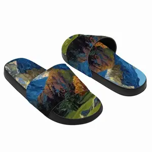 Men High Mountains Landscape Slip On Slippers