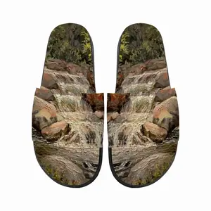 Men Rocky River Realism Impressionism Slip On Slippers