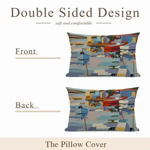 Sète La Pointe Courte Polyester Pillow (Rectangle, Multi-Size)