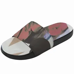 Men Geometry Girl Collage Slip On Slippers