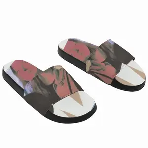 Men Geometry Girl Collage Slip On Slippers