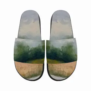 Men Countryside Impressionist Landscape No 2 Slip On Slippers