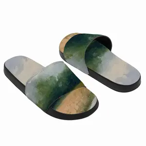 Men Countryside Impressionist Landscape No 2 Slip On Slippers