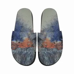 Men Moody Landscape Slip On Slippers