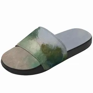 Men Countryside Impressionist Landscape Slip On Slippers