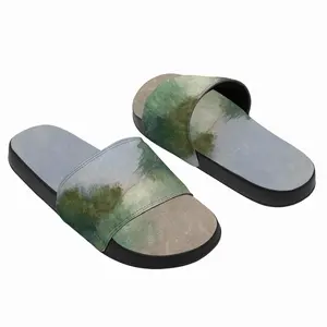 Men Countryside Impressionist Landscape Slip On Slippers