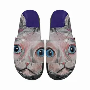 Men Bald Cat Slip On Slippers