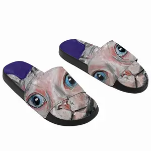 Men Bald Cat Slip On Slippers