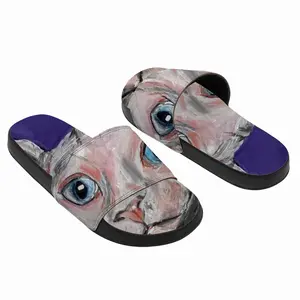 Men Bald Cat Slip On Slippers