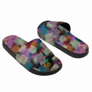 Men Florist Slip On Slippers