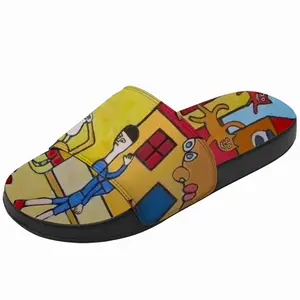 Men Street Scene Slip On Slippers