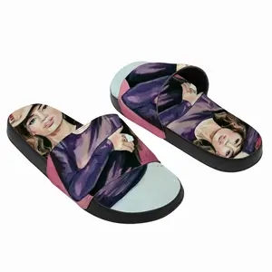 Men Pink Flamingo Slip On Slippers