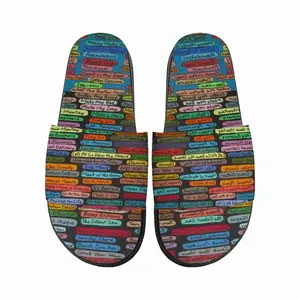 Men Train Of Thought Slip On Slippers