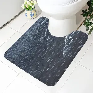 Lara In The Rain Toilet Bowl Mat