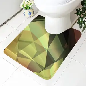 Corner Toilet Bowl Mat